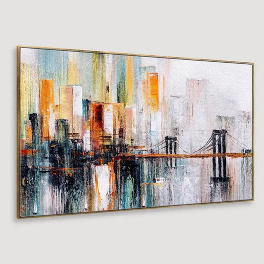 Cityscape Wall Painting