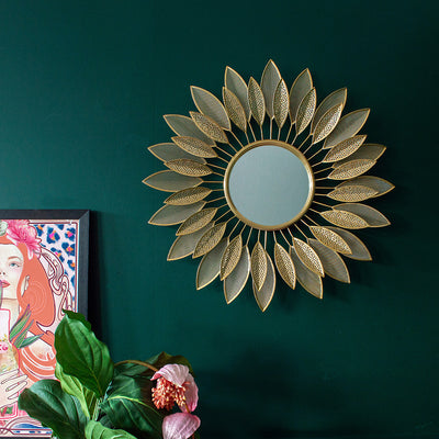 metal wall mirror