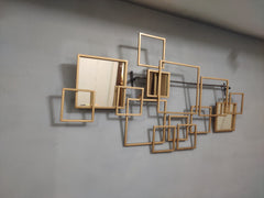 Urban Rectangular Abstract Metal Wall Art