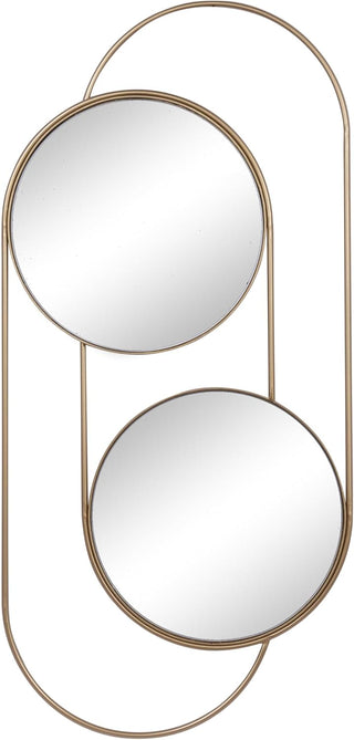 Sleek Looped Metal Mirror