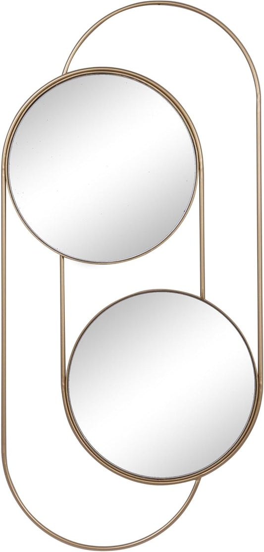 Sleek Looped Metal Mirror