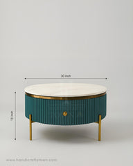 Belly Modern Sage Round Coffee Table