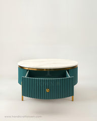 Belly Modern Sage Round Coffee Table