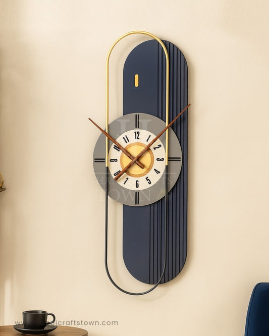 Chrono Wooden Wall Clock