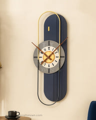 Chrono Wooden Wall Clock