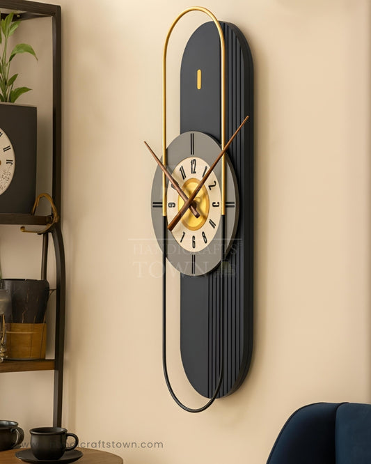 Chrono Wooden Wall Clock