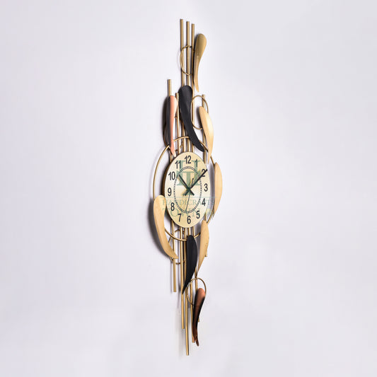 Stylish Black & Gold Wall clock