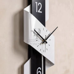 The Noir Ribbon Wall Clock