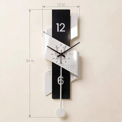 The Noir Ribbon Wall Clock