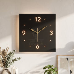 The Ember Glow Wall Clock