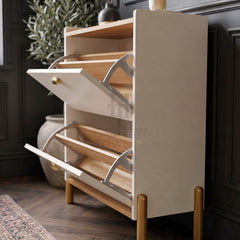 Maison Ivory Shoe Rack