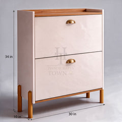 Maison Ivory Shoe Rack