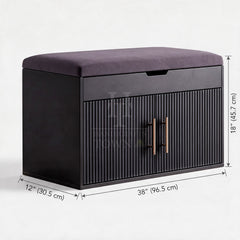 Midnight Cadence Cushion Shoe Storage