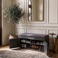 Midnight Cadence Cushion Shoe Storage