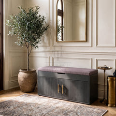 Midnight Cadence Cushion Shoe Storage