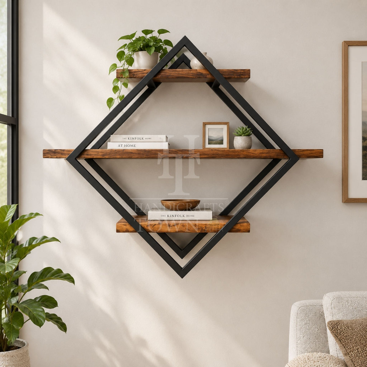 Noble Grid Wall Shelf