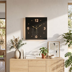 The Ember Glow Wall Clock