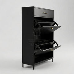 Linear Onyx Shoe Cabinet