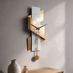 The Monochrome Ribbon Wall Clock
