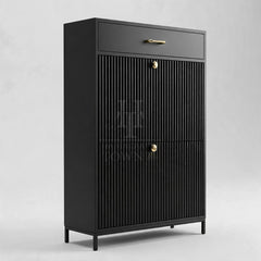 Linear Onyx Shoe Cabinet