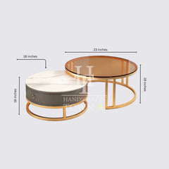 Space-Saving Nesting Coffee Table