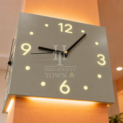 Apex Corner Glow Wall Clock