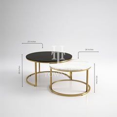 Negro & Alba Nesting Coffee Table