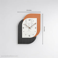 Linear Petal Wall Clock