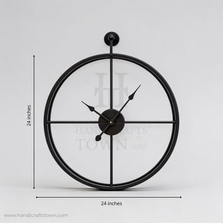 Black Round Wall clock