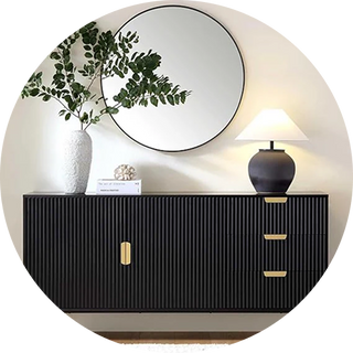Modern wooden sideboard cabinet design
