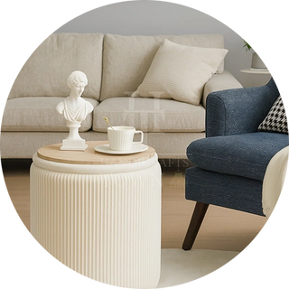 Modern ottoman for living room