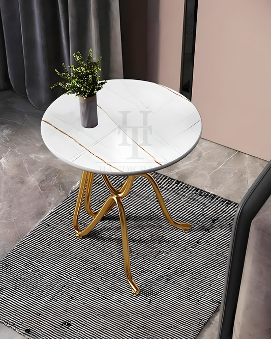 Golden Serve Side Table