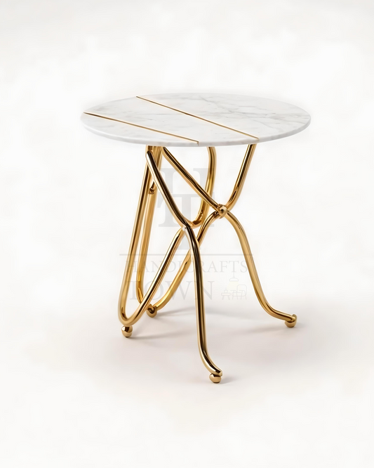 Golden Serve Side Table