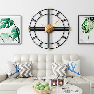 Metal iron work Wall clock