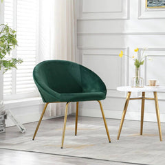 Forest Green Velvet Chair