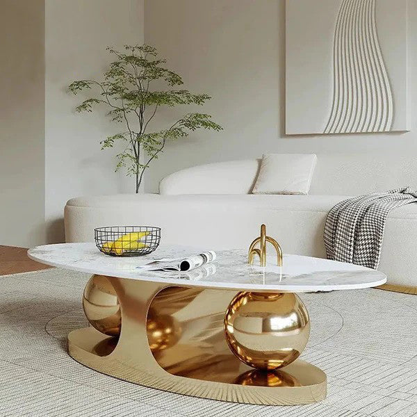 Golden Embrace Coffee Table