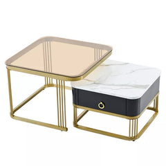 Verve Nesting Tables With Black Drawer