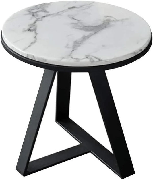 Black And White End Table