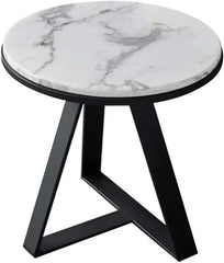 Black And White End Table