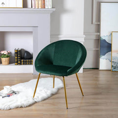 Forest Green Velvet Chair