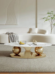 Golden Embrace Coffee Table