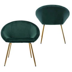 Forest Green Velvet Chair