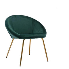 Forest Green Velvet Chair