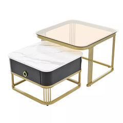 Verve Nesting Tables With Black Drawer