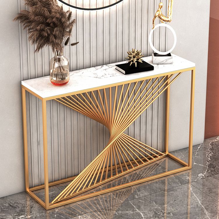 Swirlstar Metal Console Table