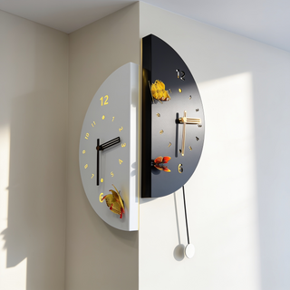 CornerCurve Wall Clock