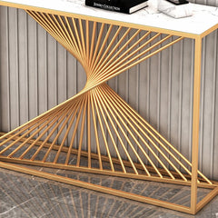 Swirlstar Metal Console Table