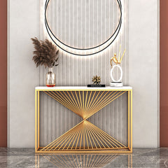 Swirlstar Metal Console Table