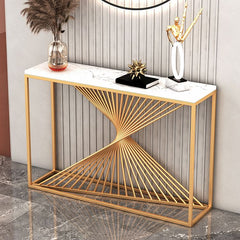 Swirlstar Metal Console Table