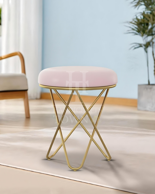 Aura Blush Ottoman
